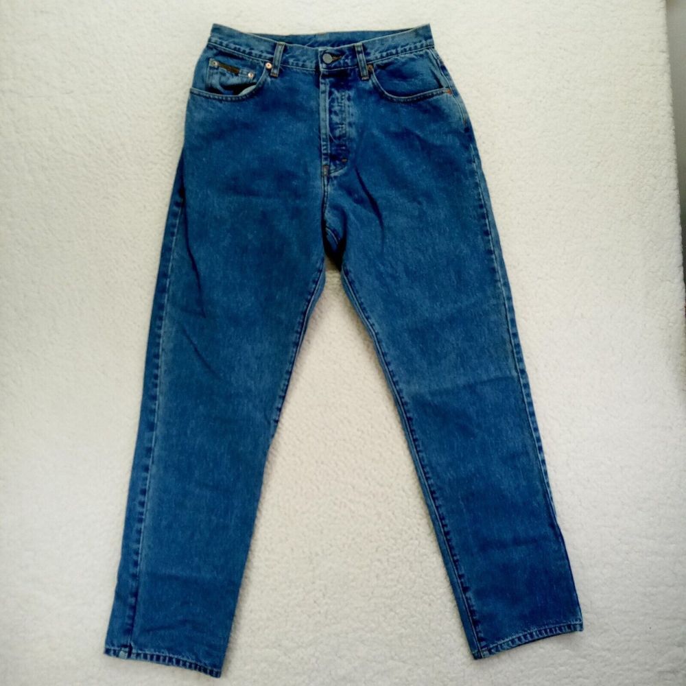 Calvin Klein Jeans Womens 11 Juniors (32) Straight Cotton Denim